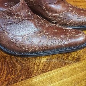 Mia Cowboy backless mules 6.5